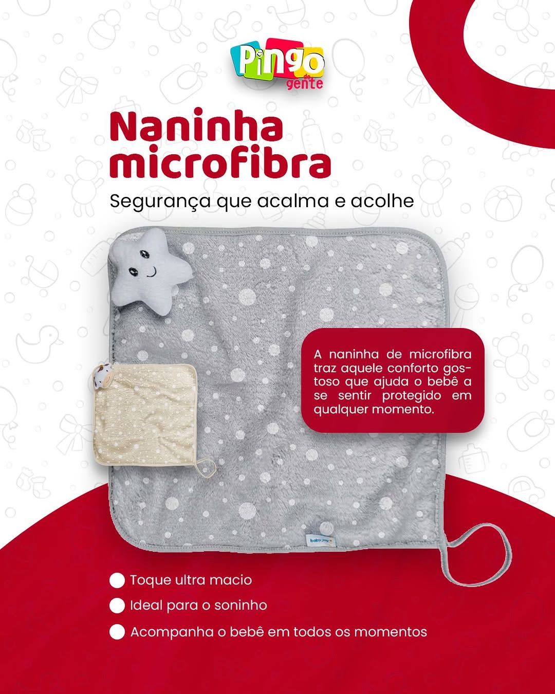 Post com produto infantil